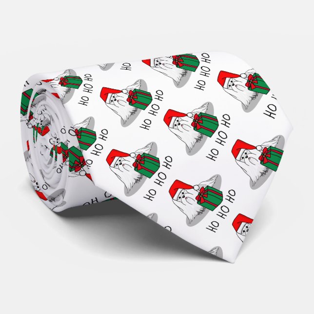 Santa Santa Hat Maltese Hund Cute Funny Slips (Rullad)