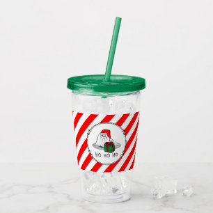 Santa Santa Hat Maltese Hund Cute Funny Take Away Mugg