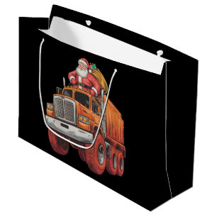 Santa Santa Monster Lastbil Julafton Boys Kids