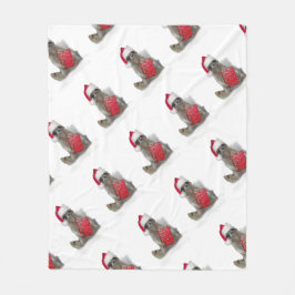 Santa Santa Raccoon Bandit Fleecefilt