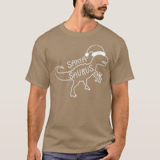 Santa Saurus Sauropods Julafton jul T Shirt