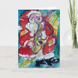 SANTA & SAX, JULFIRANDE PARTY HELGKORT