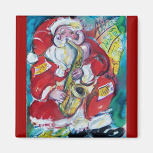 SANTA & SAX, JULFIRANDE PARTY MAGNET