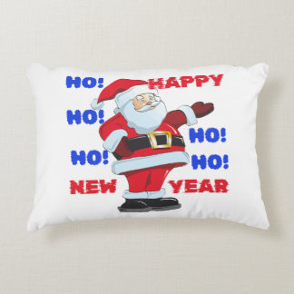 SANTA SAYS, GOTT NYTT ÅR. HO! HO! HO! PRYDNADSKUDDE
