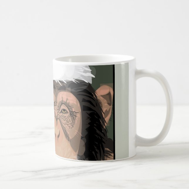 Santa schimpans kaffemugg (Höger)