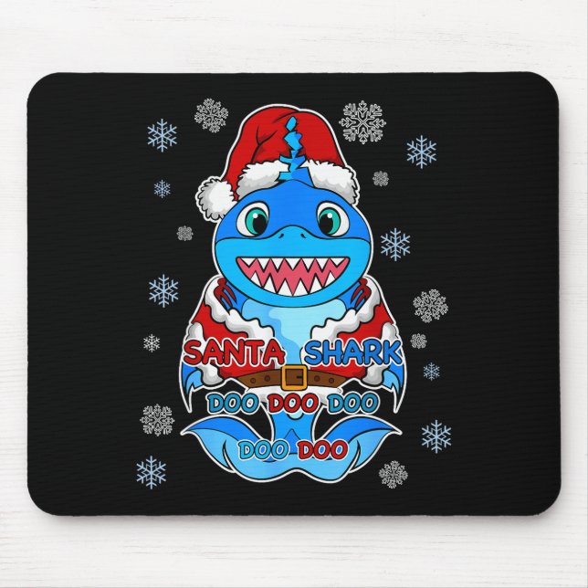 Santa Shark, Shark In A Santa Suit, Christmas Shar Musmatta (Framsidan)