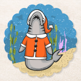 Santa Shark Underlägg Papper