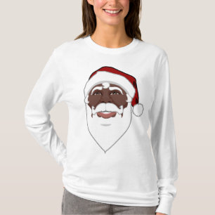 Santa Shirts African American Jultomten T-shirt