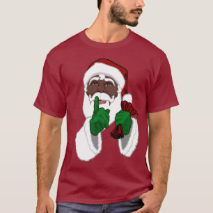Santa Shirts African American Jultomten T-shirt