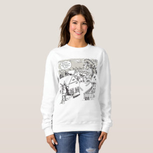 Santa Shock damkläder vit sweatshirt T Shirt