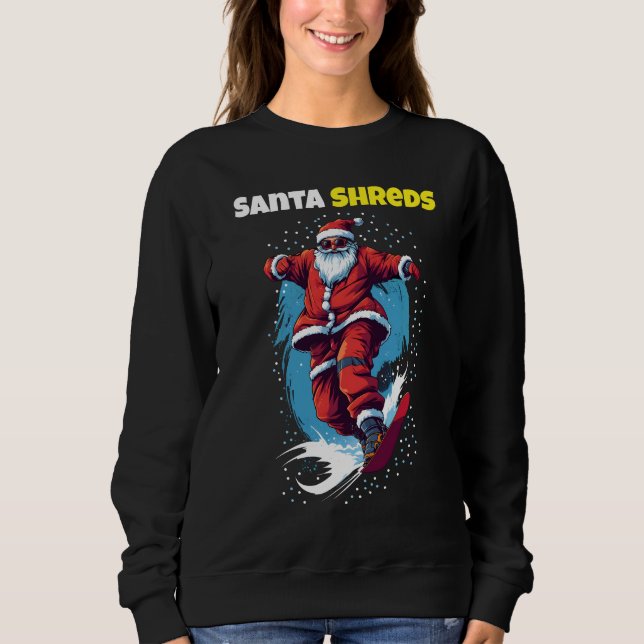 Santa Shreds T Shirt (Framsida)