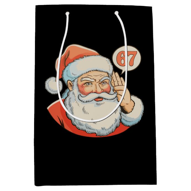Santa Six Seven 6 7 67 Jul Roligt Xmas Meme (Framsidan)