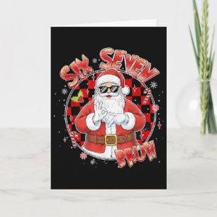 Santa Sjuk Sju Bruh 67 Sex Sju Meme Trendande P Kort