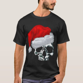 Santa skalle tee shirt