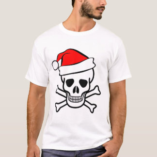 Santa skalle tee shirt
