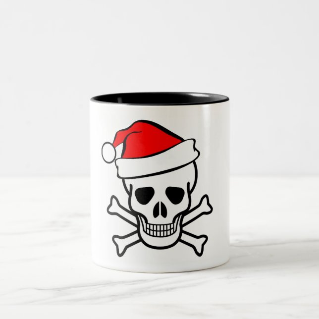 santa skallemugg Två-Tonad mugg (Center)