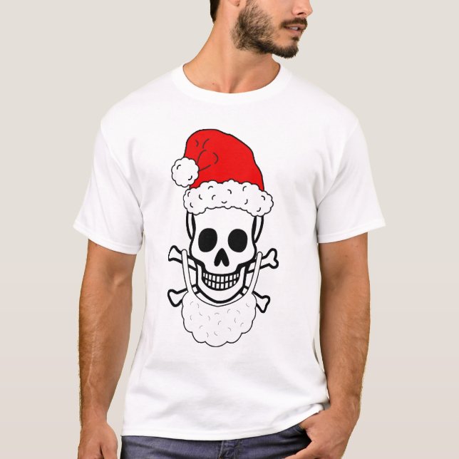 Santa skalleskjorta tröja (Framsida)