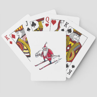 Santa Skiing Poker-kort Casinokort