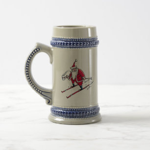 Santa Skiing stein Sejdel