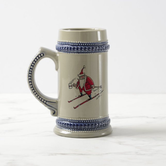 Santa Skiing stein Sejdel (Vänster)