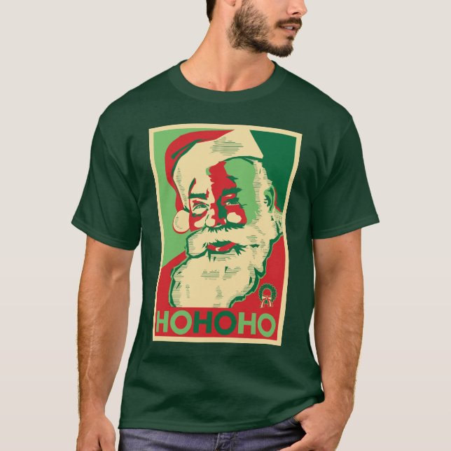 Santa skjorta - HoHoHo T-shirt (Framsida)