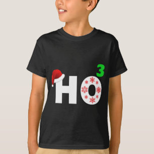 santa skrattar på jul tee