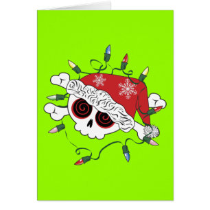 Santa Skull Hälsningskort