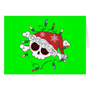 Santa Skull Hälsningskort