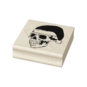 Santa Skull Stämpel
