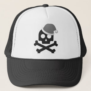 Santa Skull-Truckerkeps Keps