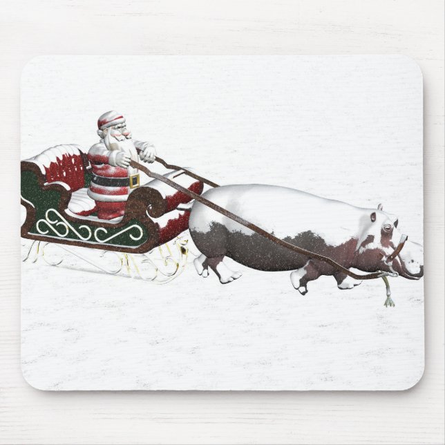 Santa Sled utslaktad av Hippopotamus Musmatta (Framsidan)
