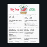 Santa sleigh - Baby Trivia | Barnstödsspel<br><div class="desc">Baby Shower-inbjudan med ett vackert vattenfärgssläde med gåvor i ett glas boll. Vinterbabyskor. Julgran,  väska med gåvor från Jultomten. Tema för julbabyduschen. Matchande objekt är tillgängliga. SVAR NYCKEL: 1.d 2.d. 3.a 4.c. 5.c 6. 7. 8.c 9.c 10 b.</div>