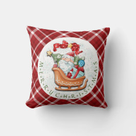 Santa Sleigh Dekorativ kudde
