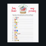 Santa sleigh - Emoji bild-babydusch<br><div class="desc">Baby Shower-inbjudan med ett vackert vattenfärgssläde med gåvor i ett glas boll. Vinterbabyskor. Julgran,  väska med gåvor från Jultomten. Tema för julbabyduschen. Matchande objekt är tillgängliga.</div>