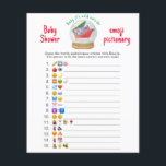 Santa sleigh - Emoji bild-babydusch<br><div class="desc">Baby Shower-inbjudan med ett vackert vattenfärgssläde med gåvor i ett glas boll. Vinterbabyskor. Julgran,  väska med gåvor från Jultomten. Tema för julbabyduschen. Matchande objekt är tillgängliga.</div>