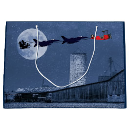 Santa, Sleigh, F-16 Jet och Red Biplan jul