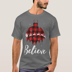 SANTA SLEIGH OCH REINDEER I SNÖ, XM T SHIRT