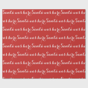 Santa slogg in här papper presentpapper