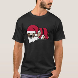 Santa Sloth i Julafton Kväll T Shirt