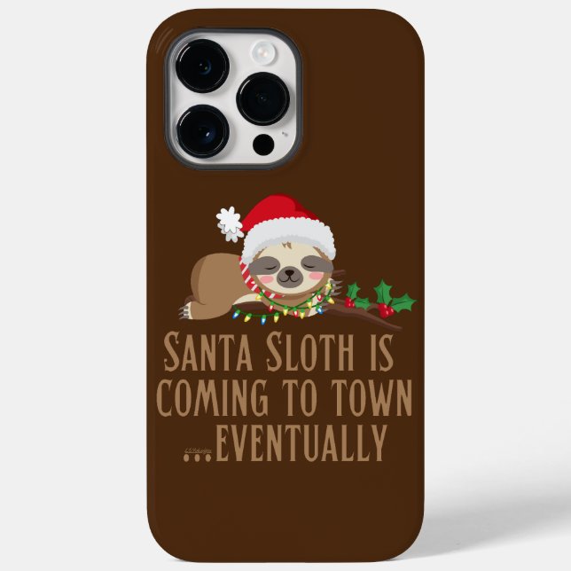 SANTA SLOTH KOMMER TILL TOWN... EVENTUELLT (Baksida)