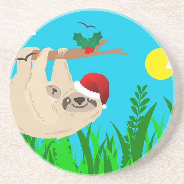 Santa sloth underlägg (Framsidan)