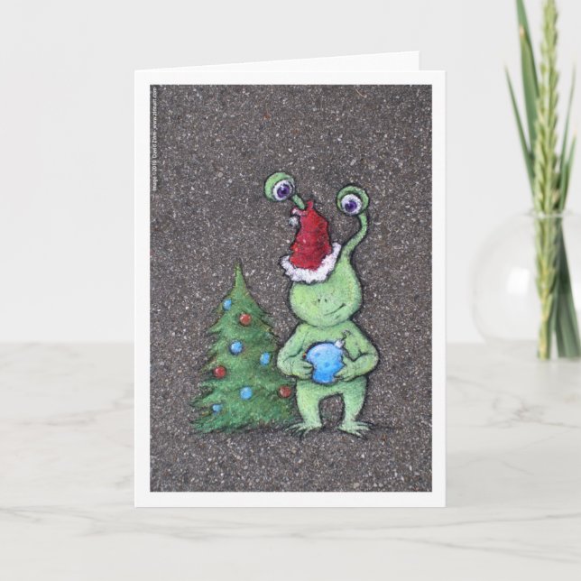 santa sluggo helgkort (Framsida)