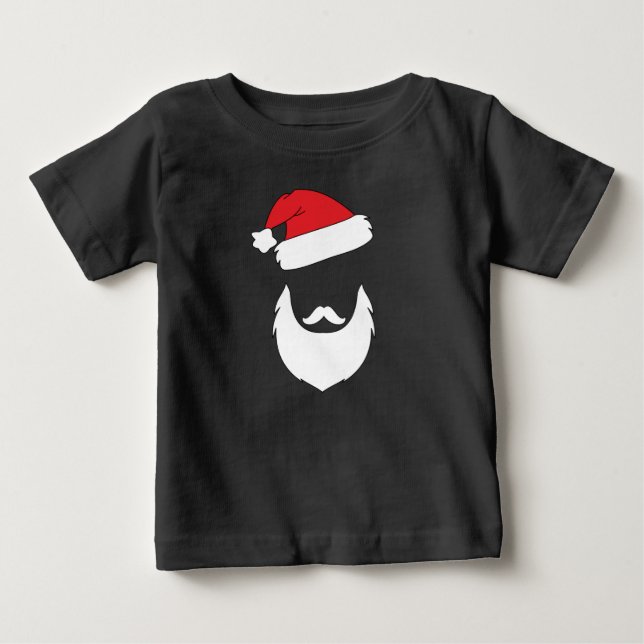 Santa Småbarn jul Hoodie Tee (Framsida)