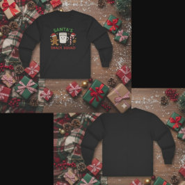 Santa snack squad long sleeve t shirt