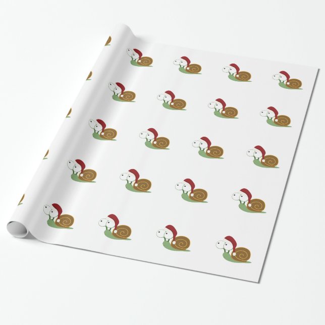 Santa Snigel Presentpapper (Utrullad)