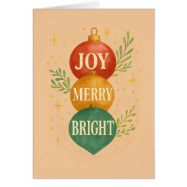 Santa & Snowman Winter Scene – Festive Holiday  Hälsningskort