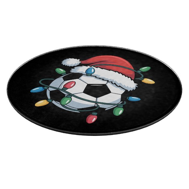 Santa Soccer Ball Sports Christmas Soccer Player (Hörn)