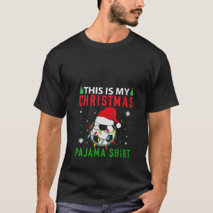 Santa Soccer Ball Sports-julfotbollsspelare B T Shirt