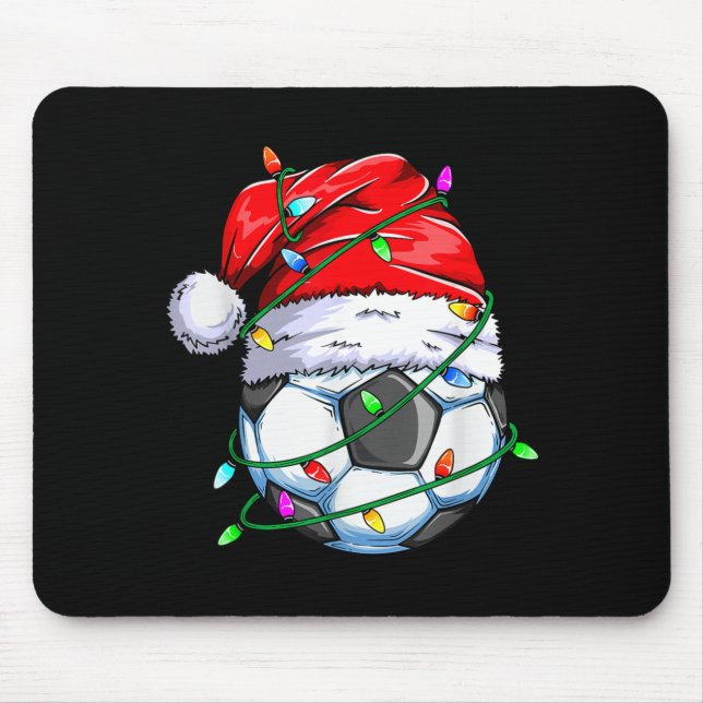 Santa Soccer Ball Srts Design- Christmas Soccer Pl Musmatta (Framsidan)