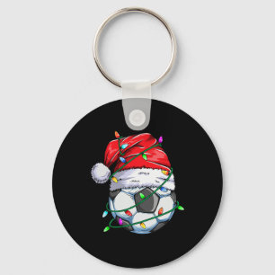 Santa Soccer Ll Sportdesign- Julfotboll Pl Nyckelring